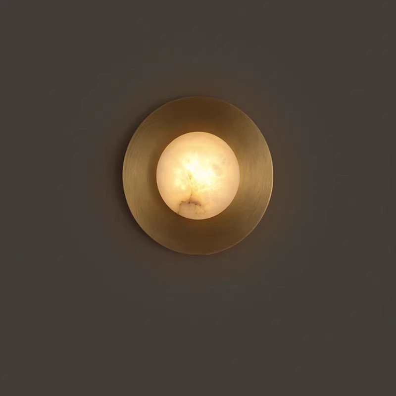 Interior Design Remote - 이탈리아 디자이너 고급 대리석 벽등, 레스토랑/복도