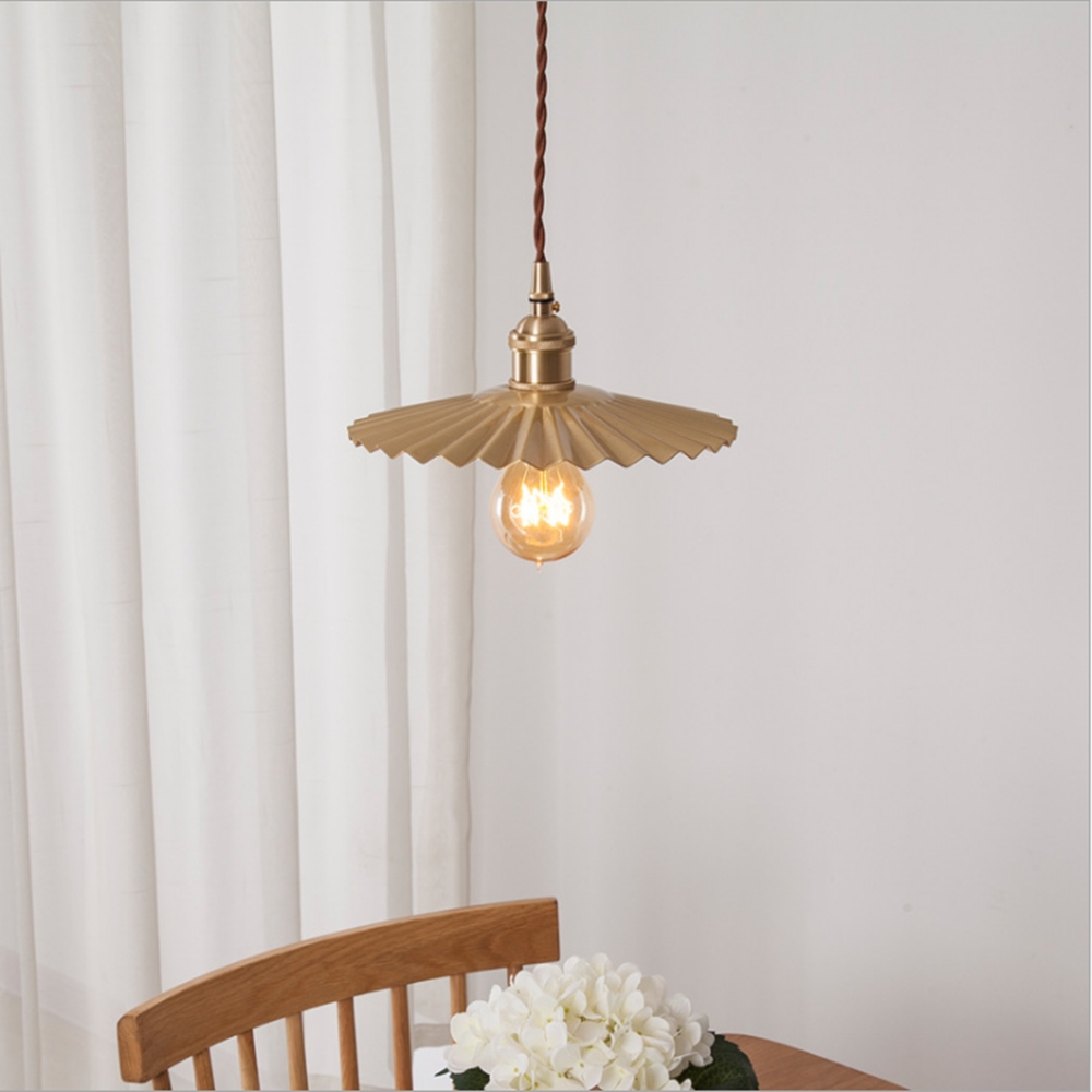 Interior Design Hall - 일본 디자이너 펜던트 램프 골드 거실