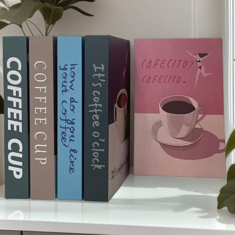Interior Design Yearbook - 커피잔 모양 장식 책 패션 럭셔리