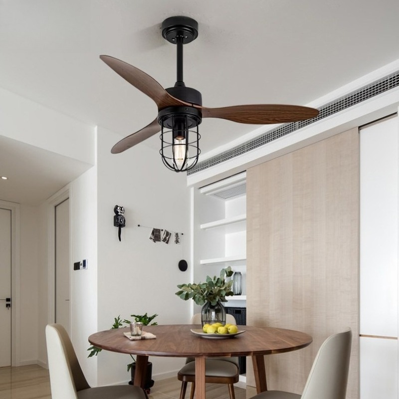 아메리칸 레트로 천장 선풍기 조명 인더스트리얼 스타일  - Interior Design Industrial Style 리뷰 및 가격
