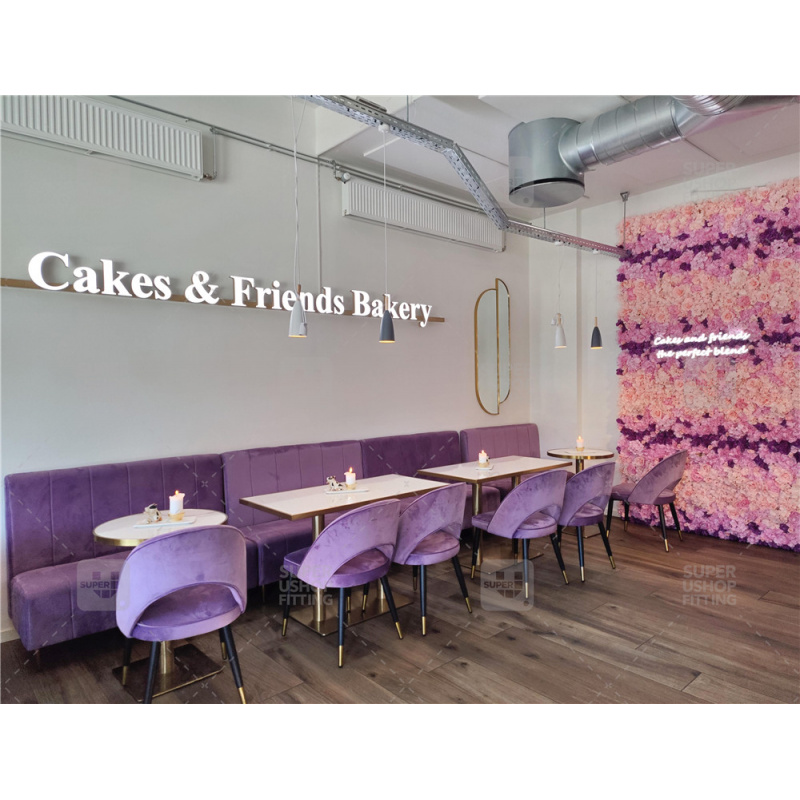 맞춤형 디자인의 스위트 버블티 가게 인테리어, 나무 카 - Interior Design Of Cafe 리뷰 및 가격