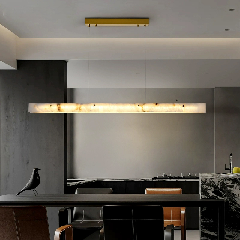 포스트모던 대리석 긴 펜던트 조명 장식 식탁 커피 테이 - Interior Design Hall 리뷰 및 가격