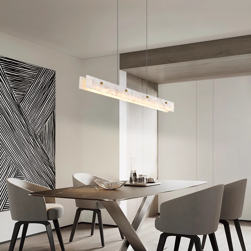포스트모던 대리석 긴 펜던트 조명 장식 식탁 커피 테이 - Interior Design Hall 리뷰 및 가격