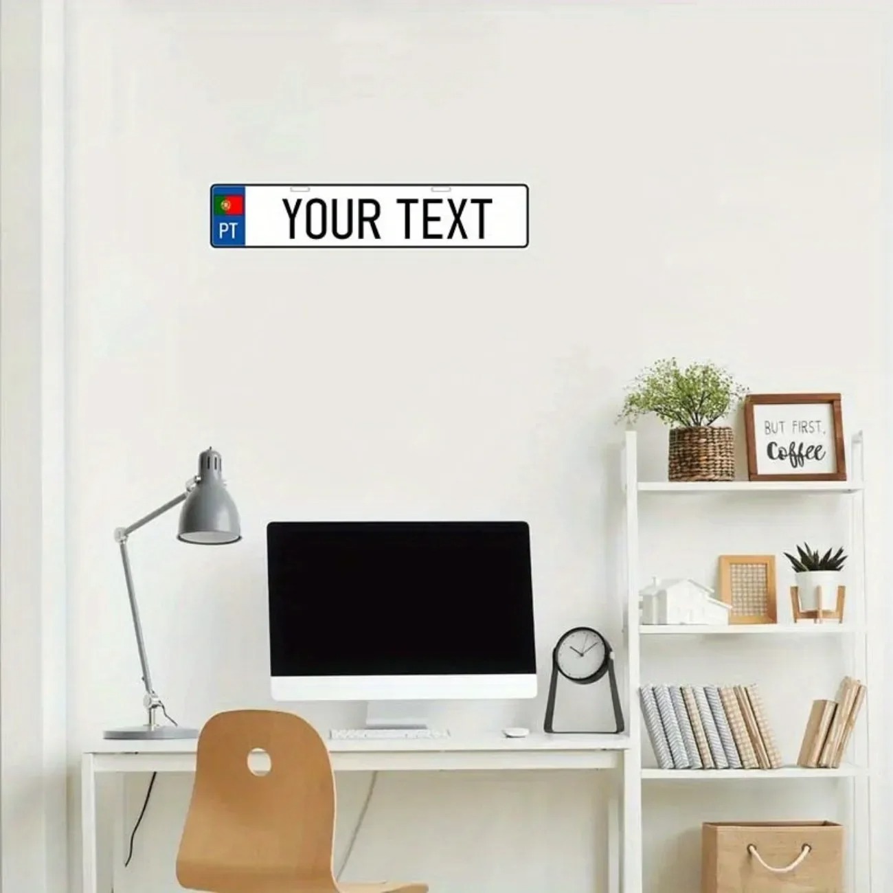 맞춤 제작 레트로 알루미늄 번호판 40x10cm - 포 - Interior Design Styles 리뷰 및 가격