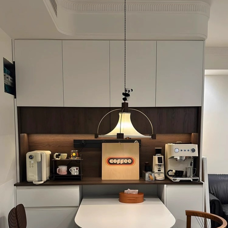 디자이너 우아한 사각형 패브릭 레스토랑 펜던트 조명 우 - Interior Design Remote 리뷰 및 가격