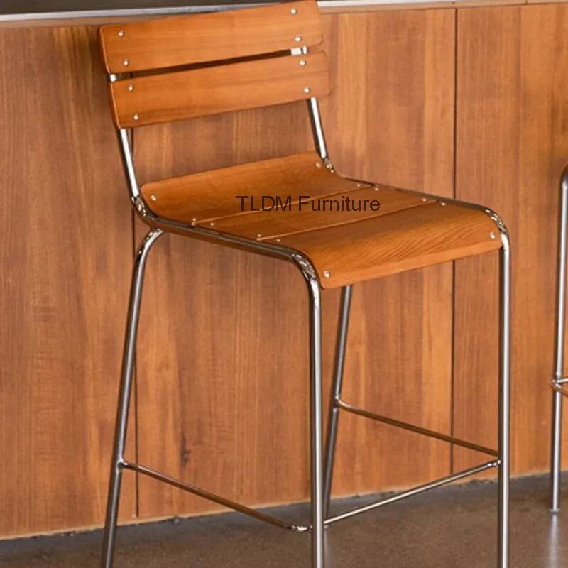 나무로 만든 가벼운 고급 바 의자 주방 레스토랑 다이닝 - Interior Design Of Cafe 리뷰 및 가격