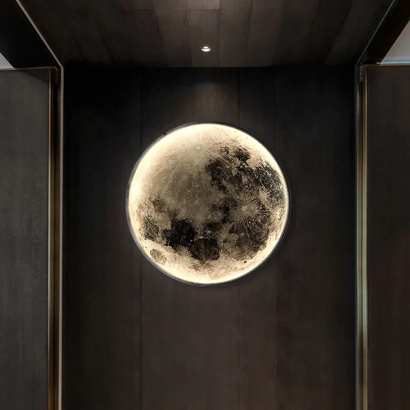 현대적인 디자인의 벽등 인테리어 장식용 달 모양 실내  - Interior Design Of Cafe 리뷰 및 가격