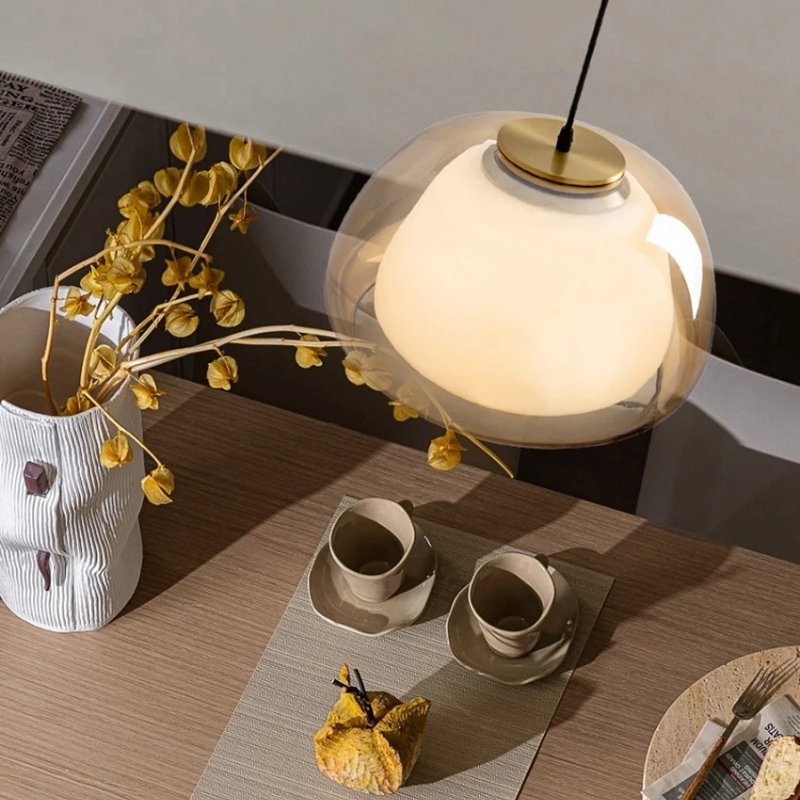 덴마크 디자이너 레스토랑 유리 샹들리에 심플 침실 샹들 - Interior Design Hall 리뷰 및 가격