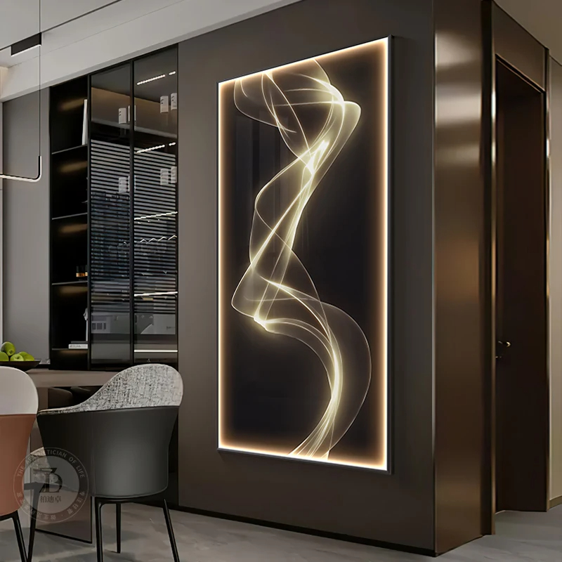현대 라인 벽 램프 디자이너 Led 조명 인테리어 그림 - Interior Design Remote 리뷰 및 가격