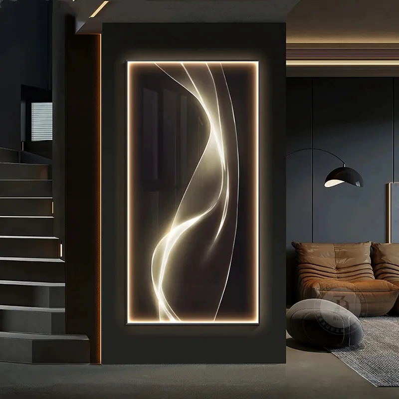 현대 라인 벽 램프 디자이너 Led 조명 인테리어 그림 - Interior Design Remote 리뷰 및 가격