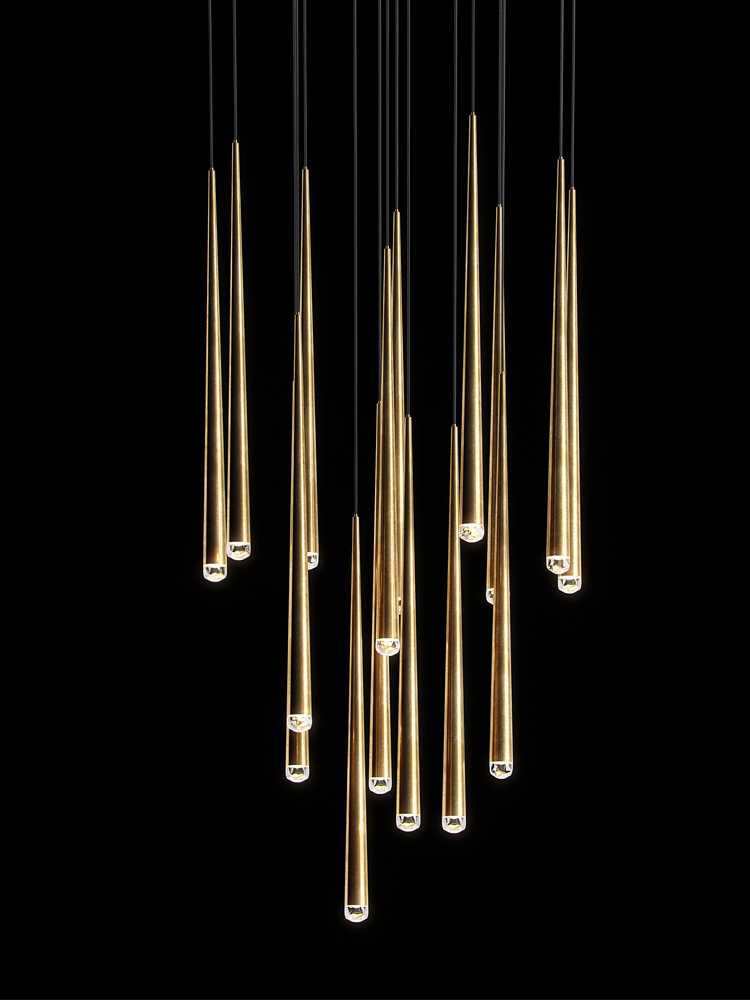 LED 북유럽풍 원추형 롱 샹들리에, 디자이너 모던 샹 - Interior Design Hall 리뷰 및 가격