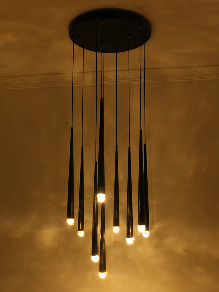 LED 북유럽풍 원추형 롱 샹들리에, 디자이너 모던 샹 - Interior Design Hall 리뷰 및 가격