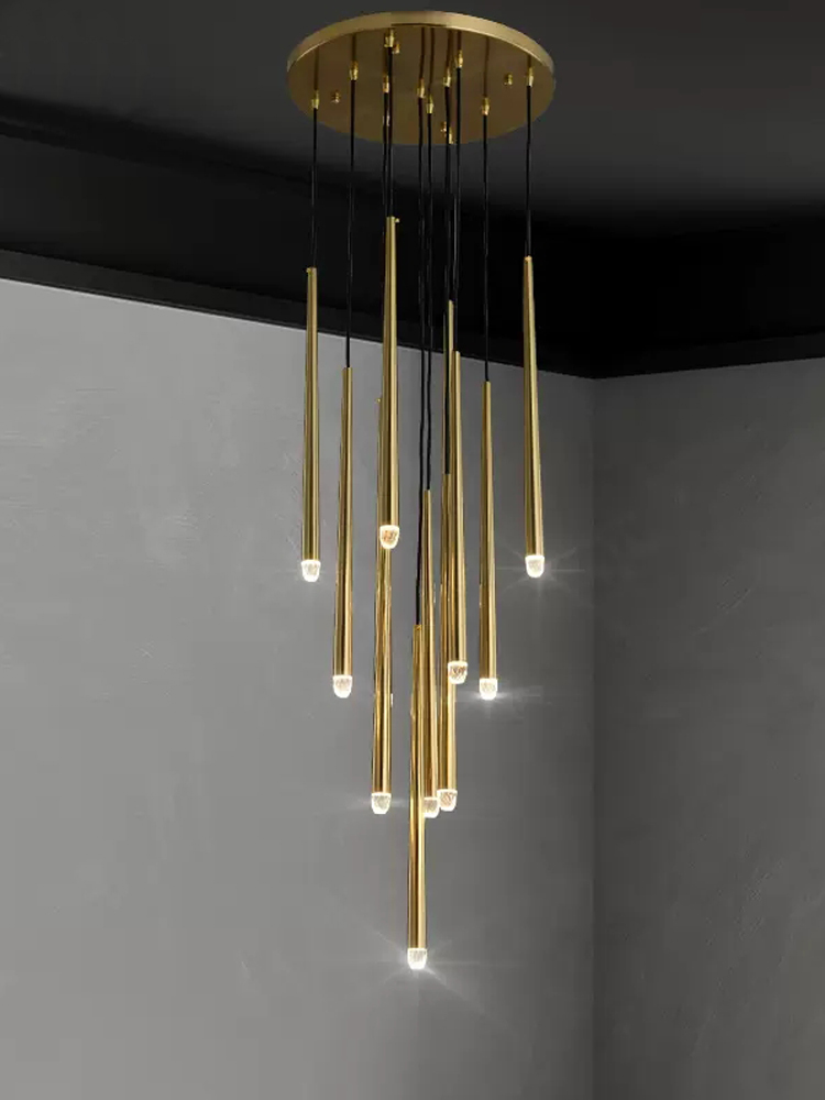 LED 북유럽풍 원추형 롱 샹들리에, 디자이너 모던 샹 - Interior Design Hall 리뷰 및 가격