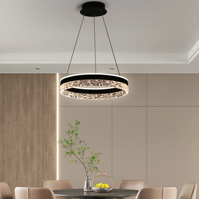 현대적인 럭셔리 크리스탈 LED 펜던트 조명 거실 침실 - Interior Design Hall 리뷰 및 가격
