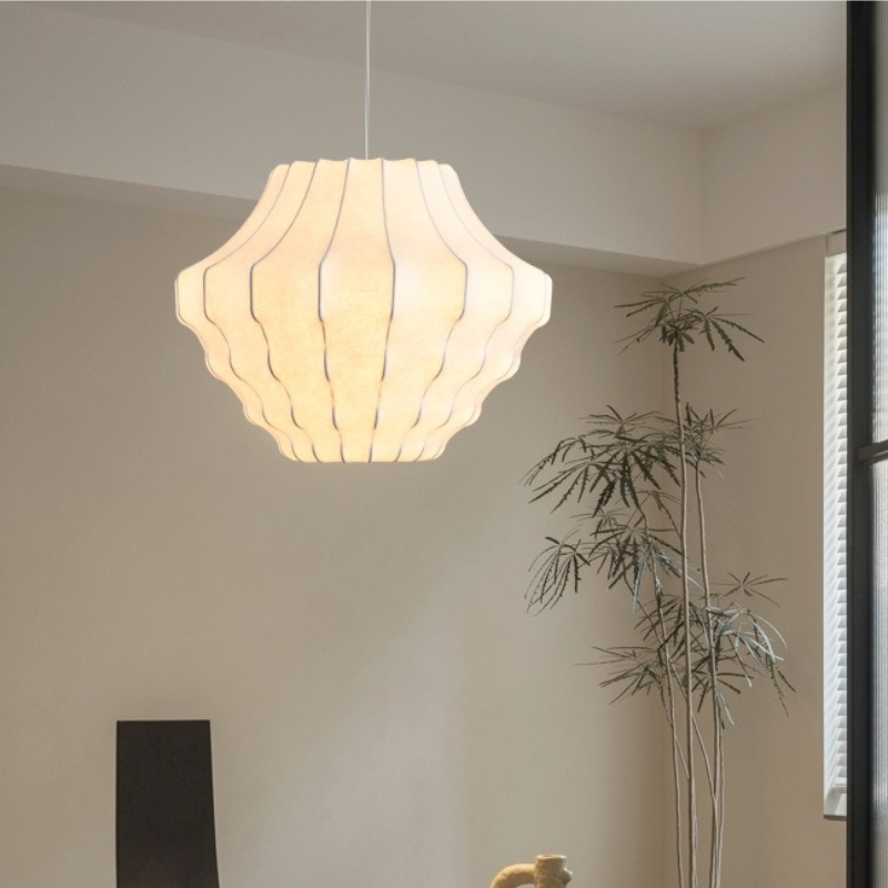 일본 와비사비 스타일 레스토랑/홈스테이 천 펜던트 조명 - Interior Design Remote 리뷰 및 가격