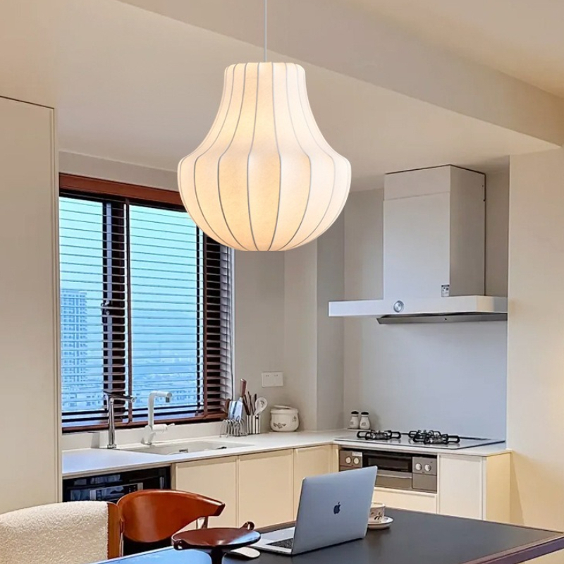 일본 와비사비 스타일 레스토랑/홈스테이 천 펜던트 조명 - Interior Design Remote 리뷰 및 가격