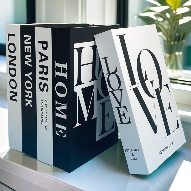 럭셔리 가짜 책 보관 상자 파리 런던 뉴욕 장식 책 디 - Interior Design Yearbook 리뷰 및 가격